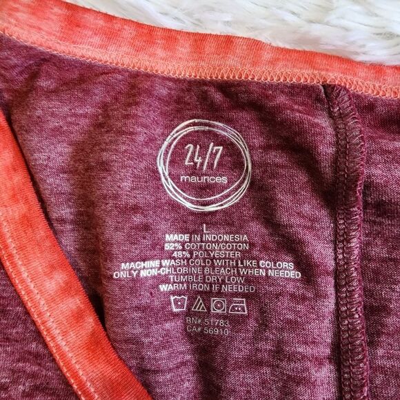 Maurices 24/7 V-Neck Pocket Tee - Picture 9 of 9